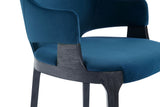 Kara Dining Arm Chair in Blue- Set of 2 2-DC057AR-BL Manhattan Comfort