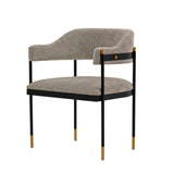 Manhattan Comfort Lia Modern Dining Armchair - Set of 2 Stone 2-DC074-ST