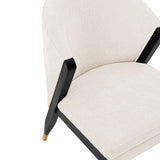 Manhattan Comfort Ola Modern Dining Chair- Set of 2 Cream 2-DC075-CR