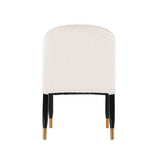 Manhattan Comfort Ola Modern Dining Chair- Set of 2 Cream 2-DC075-CR