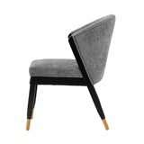Manhattan Comfort Ola Modern Dining Chair- Set of 2 Grey 2-DC075-GY