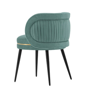 Manhattan Comfort Kaya Modern Dining Chair- Set of 2 Mint Green 2-DC080-MG