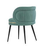 Manhattan Comfort Kaya Modern Dining Chair- Set of 2 Mint Green 2-DC080-MG