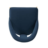 Manhattan Comfort Neda Modern Dining Chair- Set of 2 Midnight Blue 2-DC081-MB