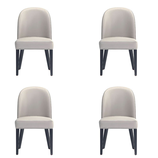 Hillman Dining Chair in Light Grey- Set of 4 2-DC087-LG Manhattan Comfort