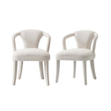 Palmer Dining Armchair in Ivory - Set of 2 2-DC088AR-IV Manhattan Comfort