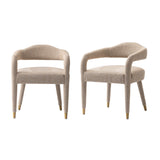 Aspen Dining Armchairs in Gold Dust - Set of 2 2-DC093AR-GD Manhattan Comfort