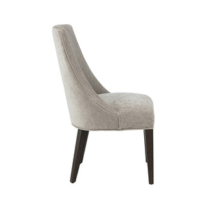 Manhattan Comfort Beever Plush Chenille Dining Chair Set Of 4 - Modern Elegance With Rubberwood Legs For Comfort Taupe Rubberwood 2-dc103-tp