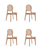 Manhattan Comfort Versailles Industry Chic Dining Chair- Set of 4 Nature 2-DCCA11-NA