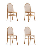 Manhattan Comfort Paragon 2.0 Industry Chic Dining Chair - Set of 4 Nature and Oatmeal 2-DCCA12-NA