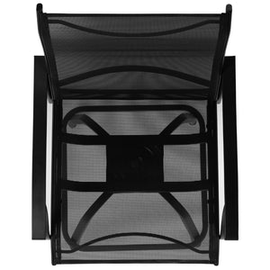 English Elm Valerie Patio Bar Stools Set of 2 - All-Weather 360° Swivel High-Back Design for Ultimate Comfort Black 2-ET-SWVLPTO-30-BK-GG