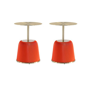 Anderson End Table 1.0 in Orange 2-ET004-OR Manhattan Comfort