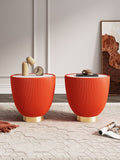 Anderson End Table 2.0 in Orange 2-ET005-OR Manhattan Comfort