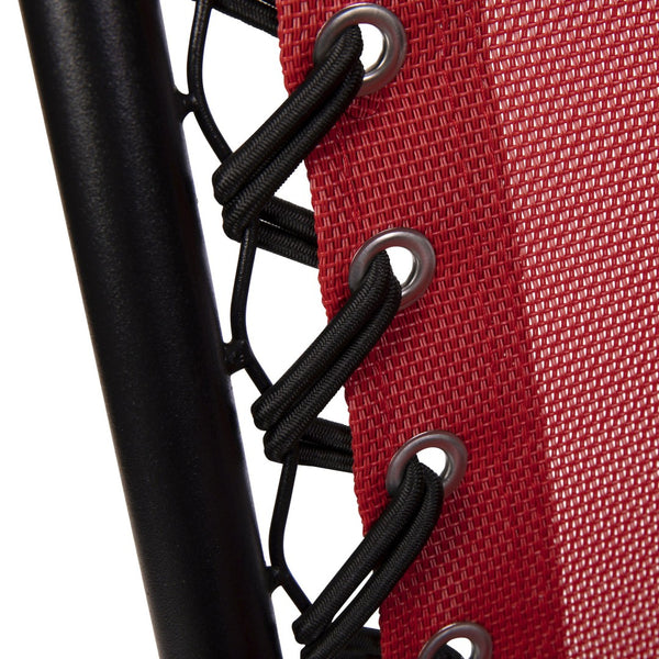 English Elm Celestial Zero Gravity Lounge Chair Set of 2 - Ergonomic, Portable, and Adjustable Comfort for Relaxation Red 2-GM-103122SS-RD-GG