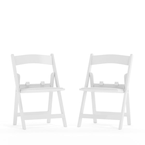 English Elm HERCULES Kids Folding Chairs Set of 2 | Durable, Lightweight Resin with Padded Seats for Events 2-LE-L-1K-GG