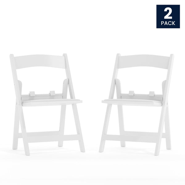 English Elm HERCULES Kids Folding Chairs Set of 2 | Durable, Lightweight Resin with Padded Seats for Events 2-LE-L-1K-GG