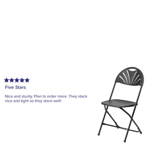 English Elm 2 Pack HERCULES Series Folding Chairs with 650 lb Capacity for Events, Home Use, and Storage Solutions Black 2-LE-L-4-BK-GG
