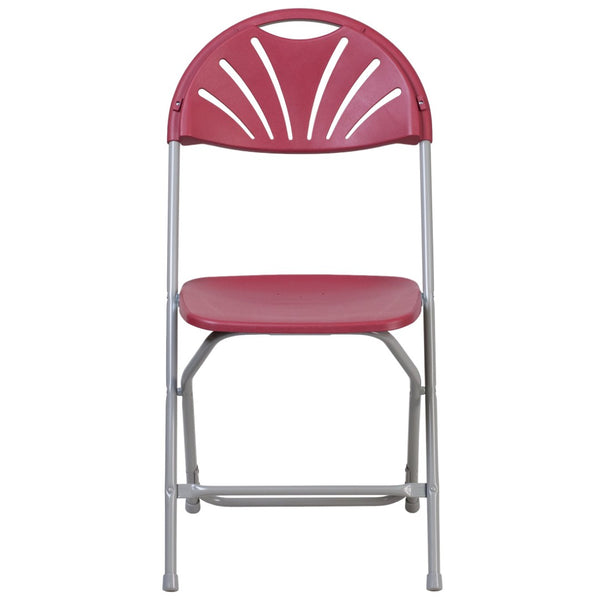 English Elm 2 Pack HERCULES Series Folding Chairs with 650 lb Capacity for Events, Home Use, and Storage Solutions Burgundy 2-LE-L-4-BUR-GG