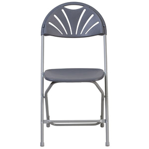 English Elm 2 Pack HERCULES Series Folding Chairs with 650 lb Capacity for Events, Home Use, and Storage Solutions Charcoal 2-LE-L-4-CH-GG