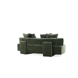 2-Piece Verandah 90.6" Sofa and Accent Chair in Olive Green 2-LSAC1769-OG Manhattan Comfort