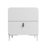 Bogardus Nightstand in White - Set of 2 2-NS-319AMC86 Manhattan Comfort