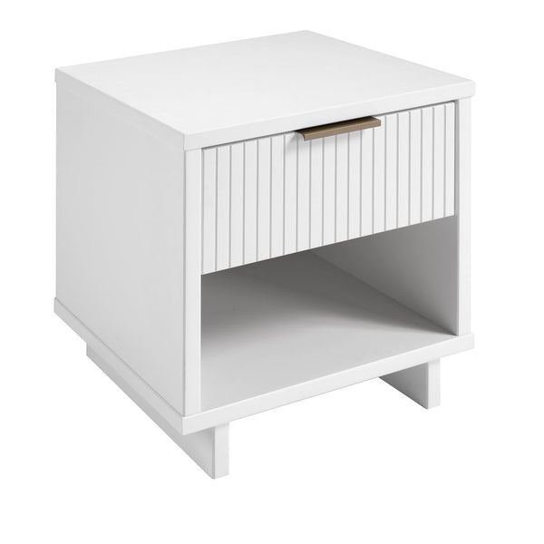 Manhattan Comfort Granville Modern 2- Piece Nightstand White 2-NS-5001