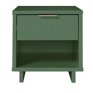 Manhattan Comfort Granville Modern 2- Piece Nightstand Sage Green 2-NS-5003