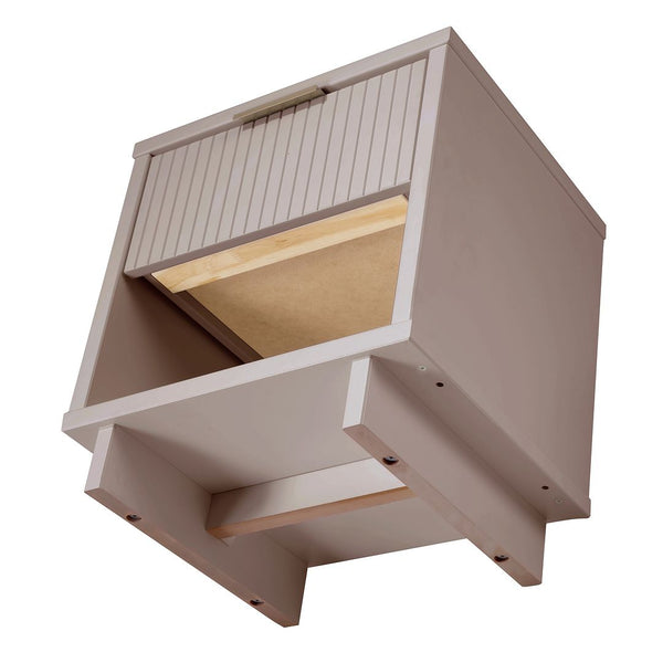 Manhattan Comfort Granville Modern 2- Piece Nightstand Light Grey 2-NS-5006