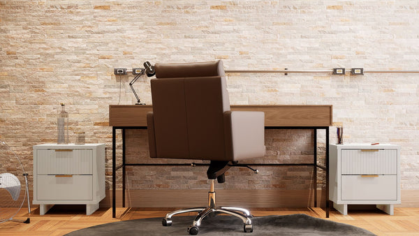 Manhattan Comfort Granville Modern 2- Piece Nightstand White 2-NS-5011