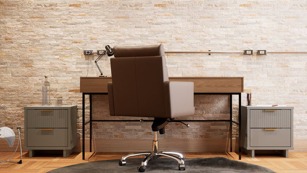 Manhattan Comfort Granville Modern 2- Piece Nightstand Light Grey 2-NS-5016