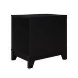 Manhattan Comfort Sheridan Mid-Century Modern Nightstand - Set of 2 Black 2-NS-5GLF-BK