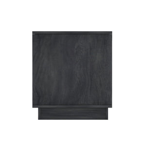 Manhattan Comfort Horizon Nightstand - Elegant Minimalist Design With Spacious Drawers And Easy No-tool Assembly Charcoal Grey Mdp 2-ns003-gy