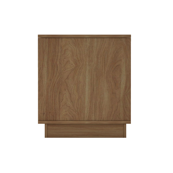 Manhattan Comfort Horizon Nightstand - Elegant Minimalist Design With Spacious Drawers And Easy No-tool Assembly Maple Mdp 2-ns003-mp