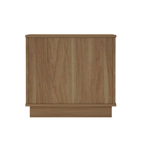 Manhattan Comfort Horizon Nightstand - Elegant Minimalist Design With Spacious Drawers And Easy No-tool Assembly Maple Mdp 2-ns003-mp