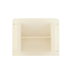 Manhattan Comfort Ella Nightstand With Two Full Extension Drawers - Effortless Elegance For Modern Living Spaces Cream Mdf 2-ns005-cr