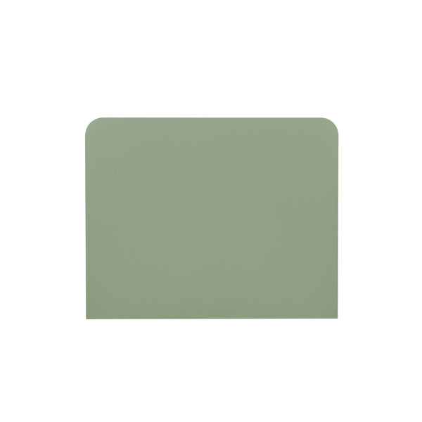 Manhattan Comfort Ella Nightstand With Two Full Extension Drawers - Effortless Elegance For Modern Living Spaces Sage Green Mdf 2-ns005-gr