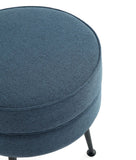 Bailey Ottoman in Blue with Black Feet- Set of 2 2-OT003-BLB Manhattan Comfort