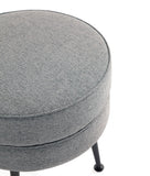 Bailey Ottoman in Grey with Black Feet- Set of 2 2-OT003-GYB Manhattan Comfort