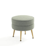 Bailey Ottoman in Sage Green with Gold Feet- Set of 2 2-OT003-SG Manhattan Comfort