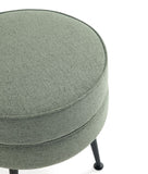 Bailey Ottoman in Sage Green with Black Feet- Set of 2 2-OT003-SGB Manhattan Comfort