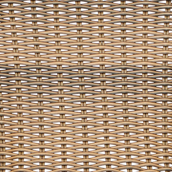 English Elm Lila Set of 2 Commercial-Grade Indoor-Outdoor Rattan Barstools with Durable Aluminum Frame Design Medium Brown 2-SDA-AD632032R-DK-BN-GG