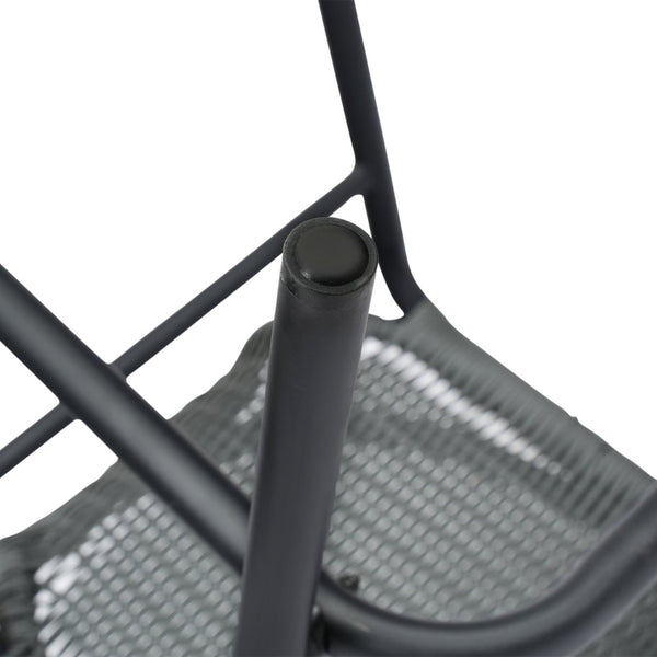 English Elm Lila Set of 2 Commercial-Grade Indoor-Outdoor Rattan Barstools with Durable Aluminum Frame Design Gray 2-SDA-AD632032R-GY-GG