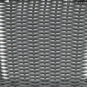 English Elm Lila Set of 2 Commercial-Grade Indoor-Outdoor Rattan Barstools with Durable Aluminum Frame Design Gray 2-SDA-AD632032R-GY-GG