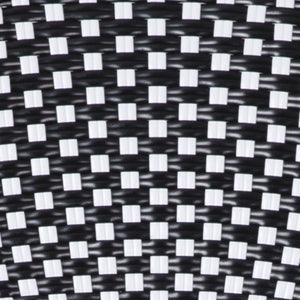 English Elm Bordeaux Set of 2 Stackable Bistro Barstools for Indoor/Outdoor Use, Commercial-Grade Durability Black & White/Natural Frame 2-SDA-AD642001-BS-BKWH-NAT-GG