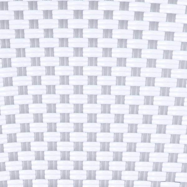 English Elm Lourdes Set of 2 Stackable Bistro Bar Stools for Indoor/Outdoor Use, Commercial Grade, Comfortable Design White & Gray/Natural Frame 2-SDA-AD642001-F-BS-WHGY-NAT-GG