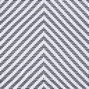 English Elm 2 Pack Marseille Bistro Chairs – Stylish Indoor/Outdoor Stacking Seating with Comfortable Arms Black & White/Light Natural Frame 2-SDA-AD642002A-TXT-BLKWH-LTNAT-GG