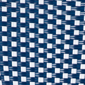 English Elm 2 Pack Bordeaux Bistro Chairs - Commercial-Grade Stylish Seating for Indoor/Outdoor Dining Spaces Navy & White/Natural Frame 2-SDA-ADS642142-NVYWH-NAT-GG