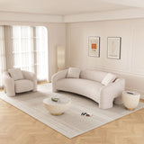 2-Piece Sylvia Sofa and Accent Chair in Angora 2-SFAC1770-AN Manhattan Comfort