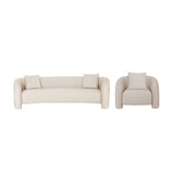 2-Piece Sylvia Sofa and Accent Chair in Gold Dust 2-SFAC1770-GD Manhattan Comfort