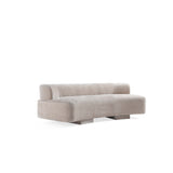 2-Piece Verandah 90.6" Sofa and 112" XL Sofa in Beige 2-SFLS1617-BE Manhattan Comfort